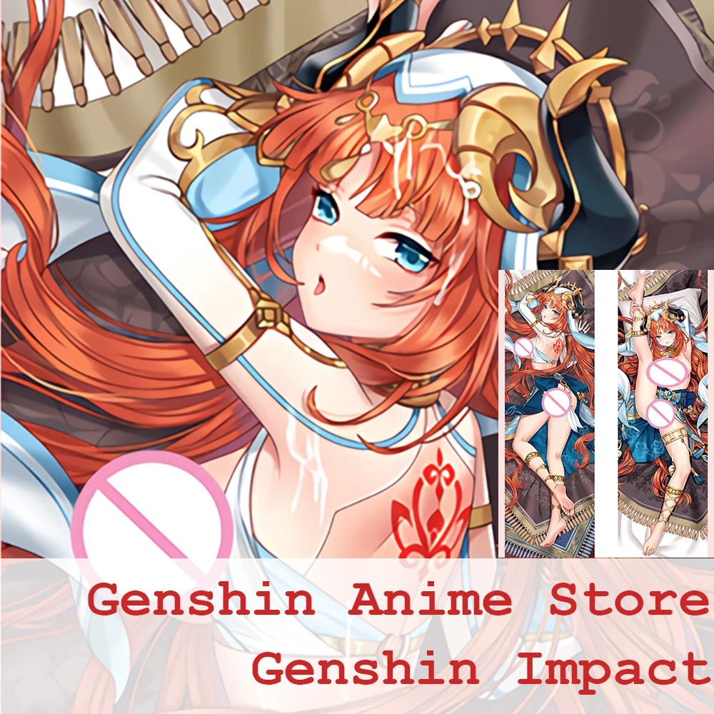 

Double-Sided Print Dakimakura Anime Genshin Impact Nilou Pillow Case Hugging Body Pillow Cushion Cover Otaku Fullbody Pillowcase