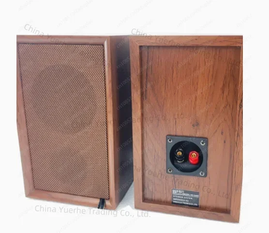 

10W-50W 4 ohm, 90dB British retro four-inch passive speaker/bookshelf box, front surround amplifier speaker, XLR input
