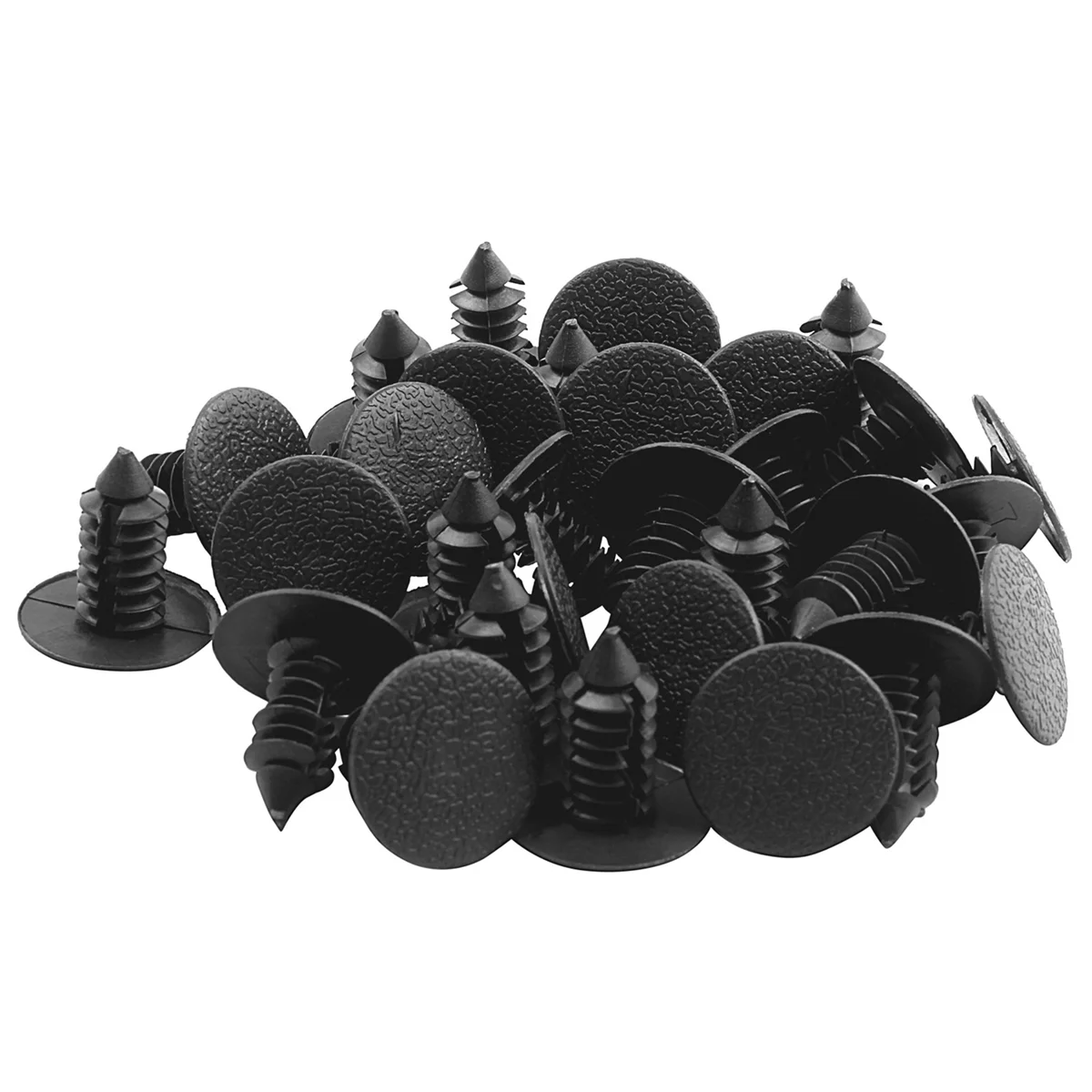 60Pcs 9Mm X 8Mm Hole Plastic Car Fender Fir Tree Clips Rivets Retainer