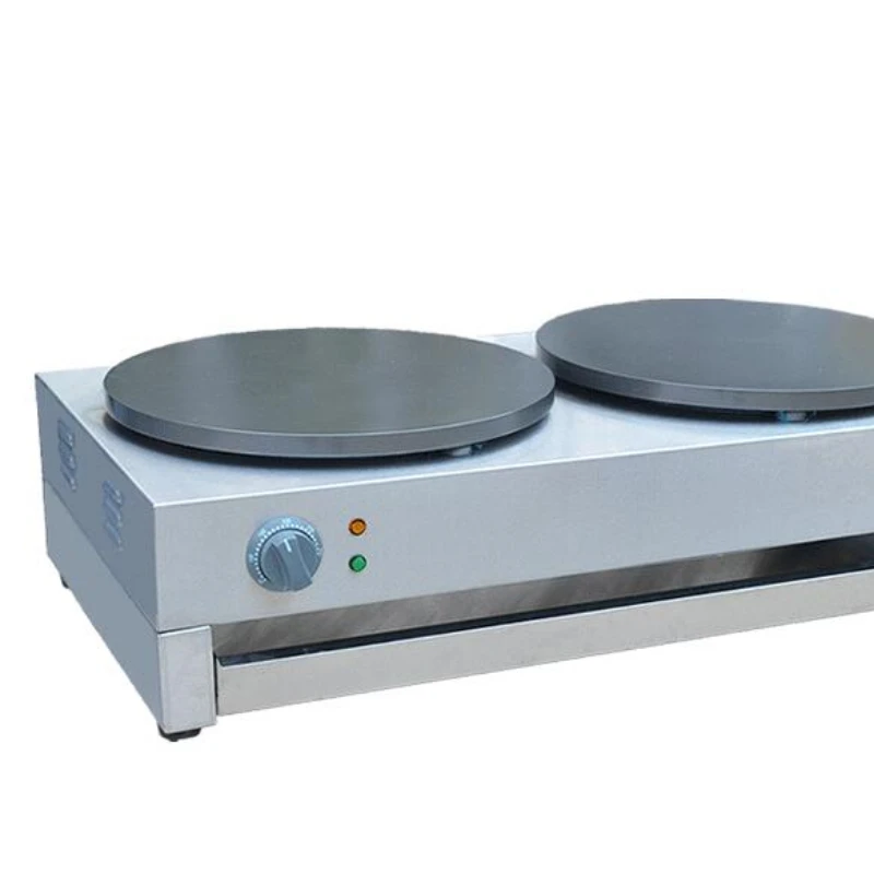 

Commercial Pancake Machine Double Plates Electric Crepe Maker 400mm Double Pancake Maker Commercial Pancake Baking Machine