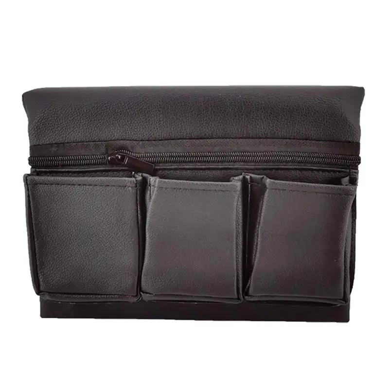 Armrest Storage Box Leather Armrest Organizer Storage Box Stylish & Comfortable Vehicle Accessories Multi-functional Container