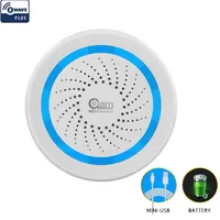 NEO Z-wave Plus Wireless Home Automation Battery-Powered Also Can Be Charged With USB Siren Alarm Sensor