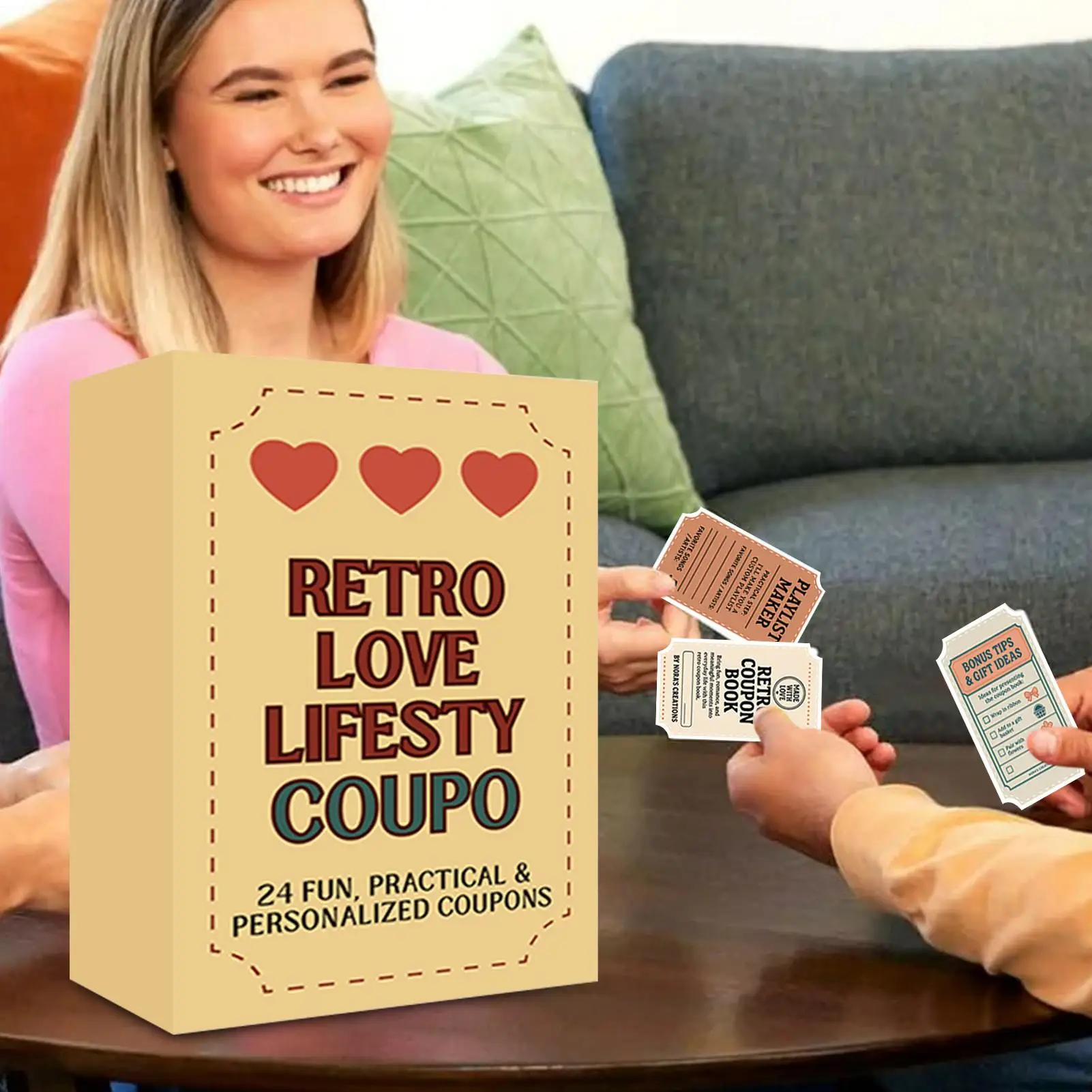 

Love Coupons For Him 24 Piece Couples Coupon Book Romantic Card Voucher Set For Valentine's Girlfriend Boyfriend Husband Wife