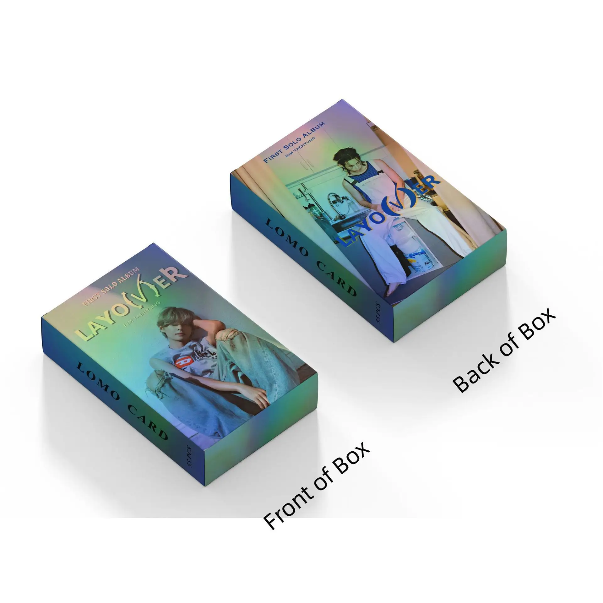 55 ชิ้น/กล่องKpop Layover Solo Photocards Lomoการ์ดการ์ดรูปถ่ายสําหรับคอลเลกชันแฟนๆ