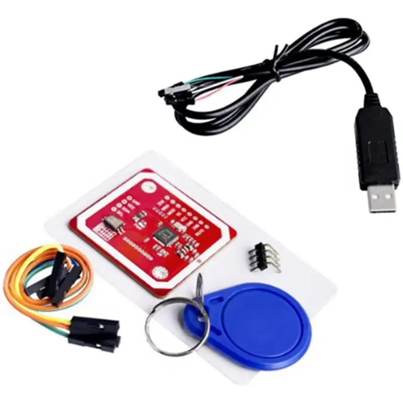 

Модуль A92Z PN532 V3 Kit-5-7Cm с функцией считывания RFID и функцией связи в ближнем поле (NFC) с дальностью действия 5-7 см.