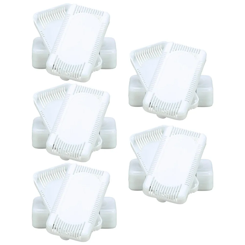 

10Pcs Refrigerator Deodorizer Box Portable Odor Absorbing Storage Case for Fridge Closet Bathroom Car Multi-Use Activated