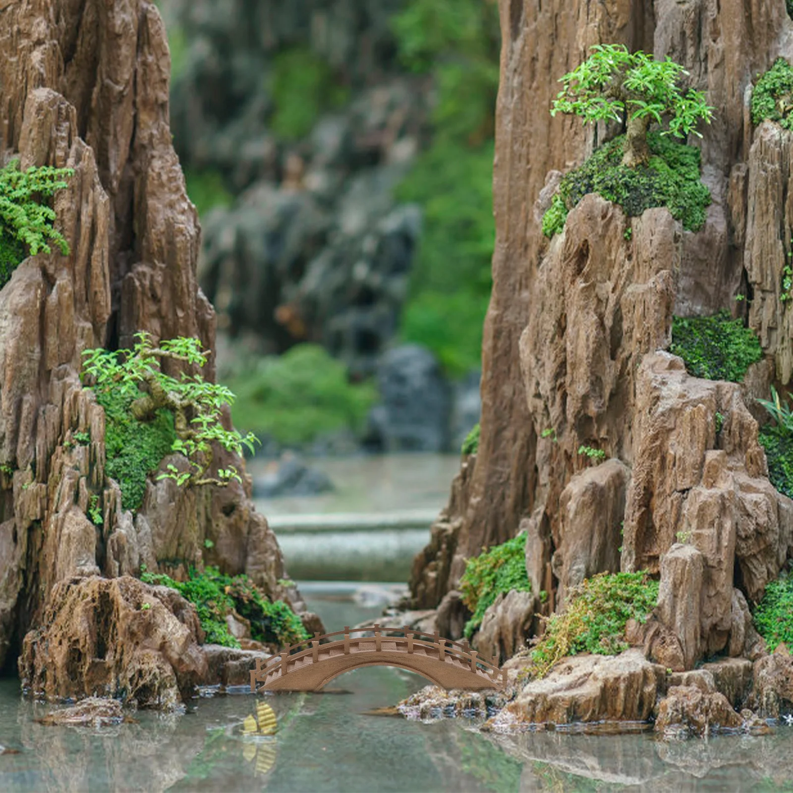 

Miniature Wood Arch Bridge Natural Wood Craft Sturdy Durable for Mini Garden Desktop Micro Landscape Decoration