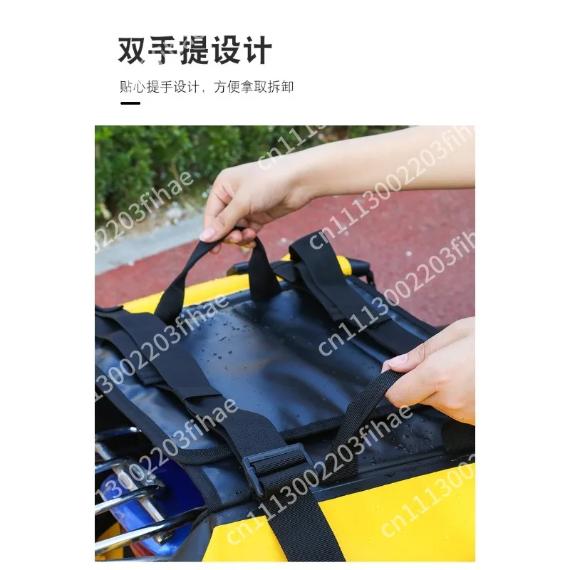 Fully waterproof saddle bag, outdoor riding, motorcycle side bag, tail bag double bag travel rainproof and moisture-proof travel
