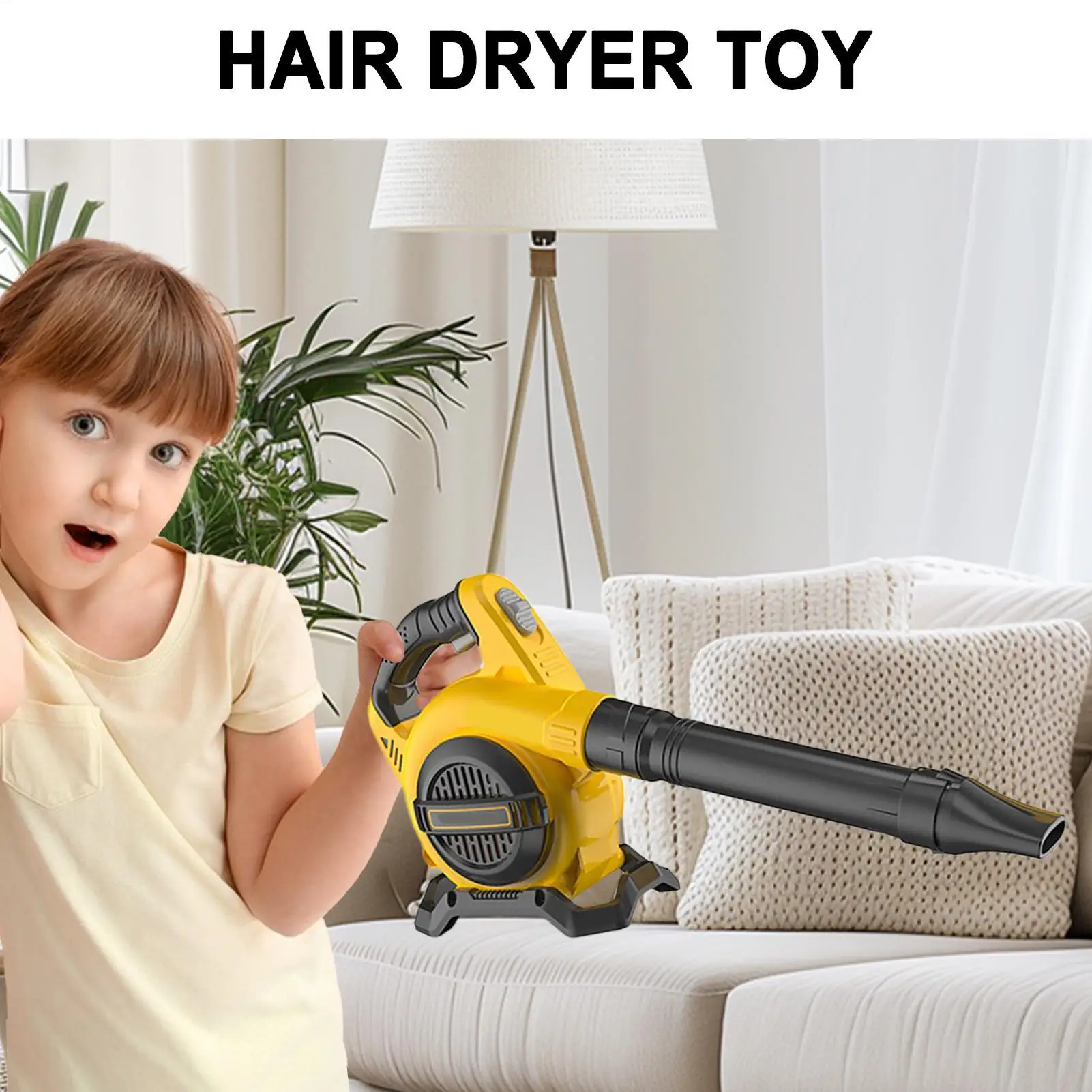 منفاخ أوراق الشجر الذي يعمل بالبطارية للأطفال، منفاخ هواء لاسلكي، مكنسة كهربائية، أوراق الحديقة، مجمع الغبار، منفاخ هواء كهربائي #3