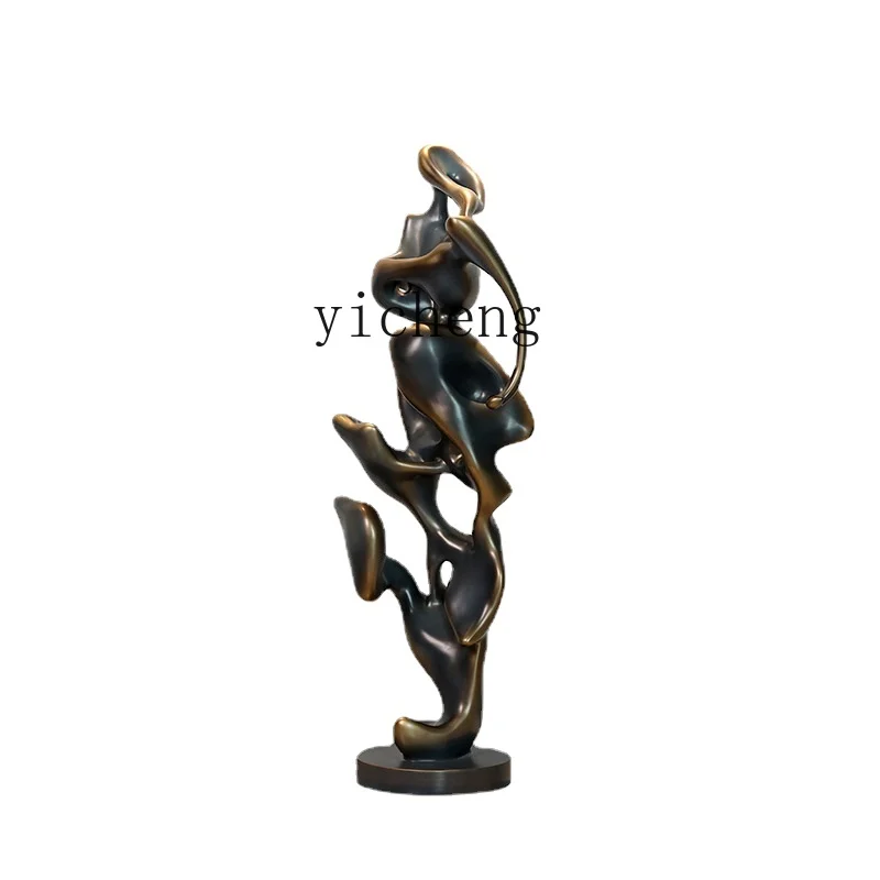 ZK Floor Sculpture Large Floor Abstract Sales Department Indoor Modern Light Luxury High-End