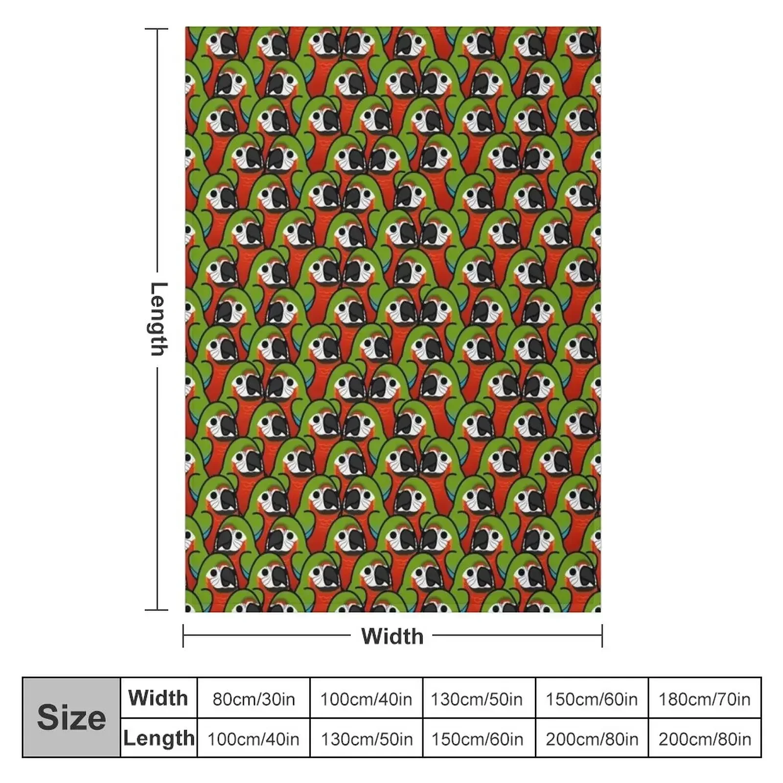 Too Many Birds! - Harlequin Macaw Throw Blanket Plaid Blankets For Sofas Blankets