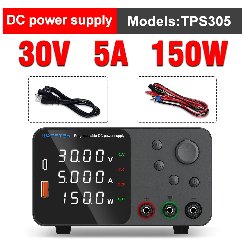Laborbank-Netzteil, Labor-Schaltnetzteil, 30 V, 10 A, einstellbare digitale Quelle, 60 V, 5 A, Spannungsstabilisator, 120 V