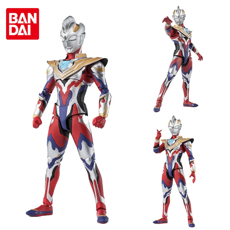 Bandai Original SHFiguarts Soul Limited Model Ultraman Zett Gamma Future Anime Action Figures Collecton Toys For Boys Kids Gifts