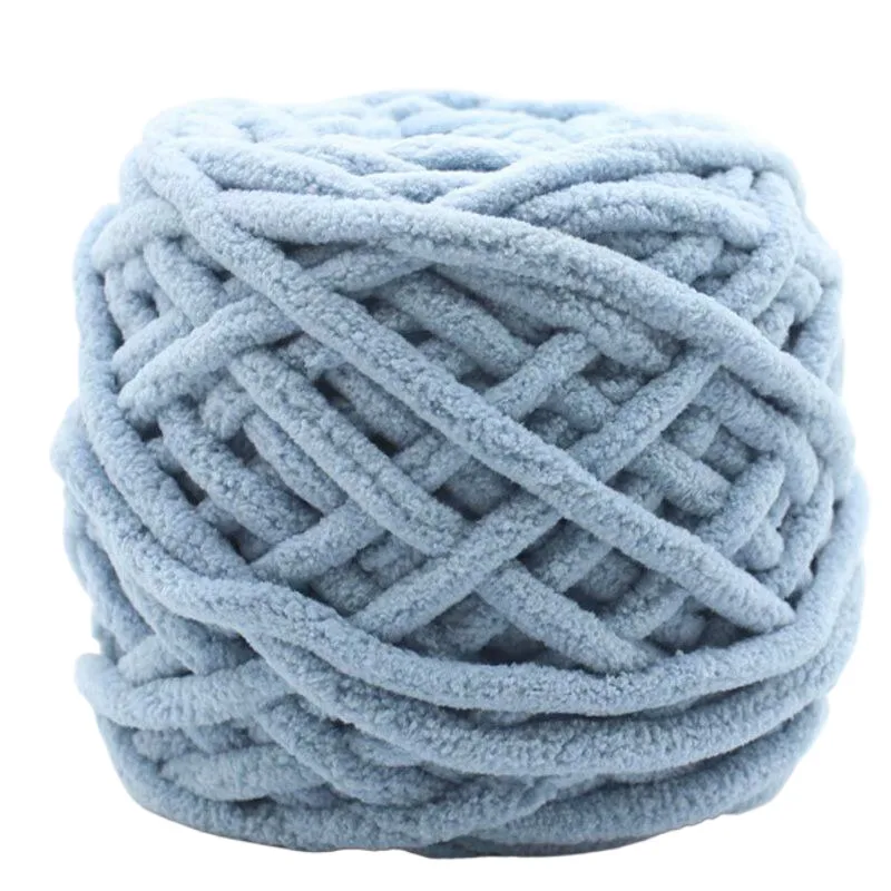 1 Stück 100 g Samt-Handstrickgarn Polyester Häkelgarn Strickschal Slipper Hutlinie Kissen Puppenhausschuhe Fäden 50 m 1968 Zoll – Detail 38