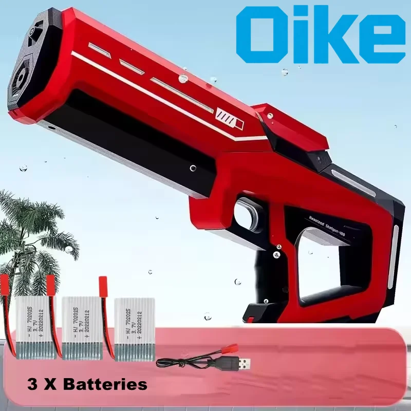Elektrisch waterpistool speelgoed voor kinderen, volwassenen, automatische zuigwaterblaster, zomer buiten speelgoed, strand, zwembad, tuin spel