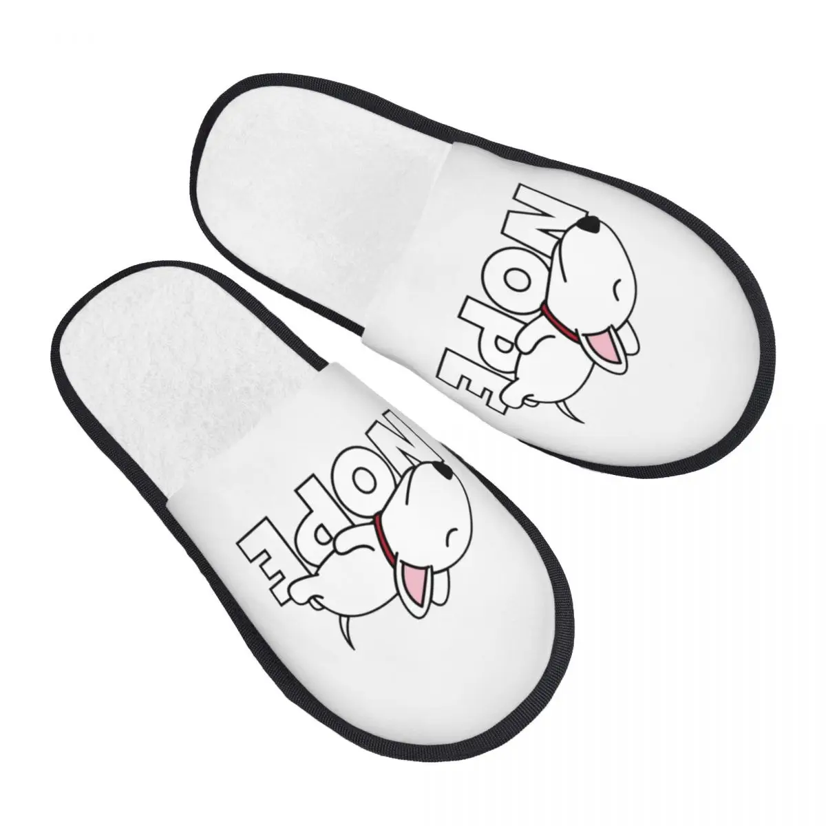 

Женские домашние тапочки для собак Nope Bull Terrier, удобные тапочки без шнуровки из пены с эффектом памяти, обувь для отеля