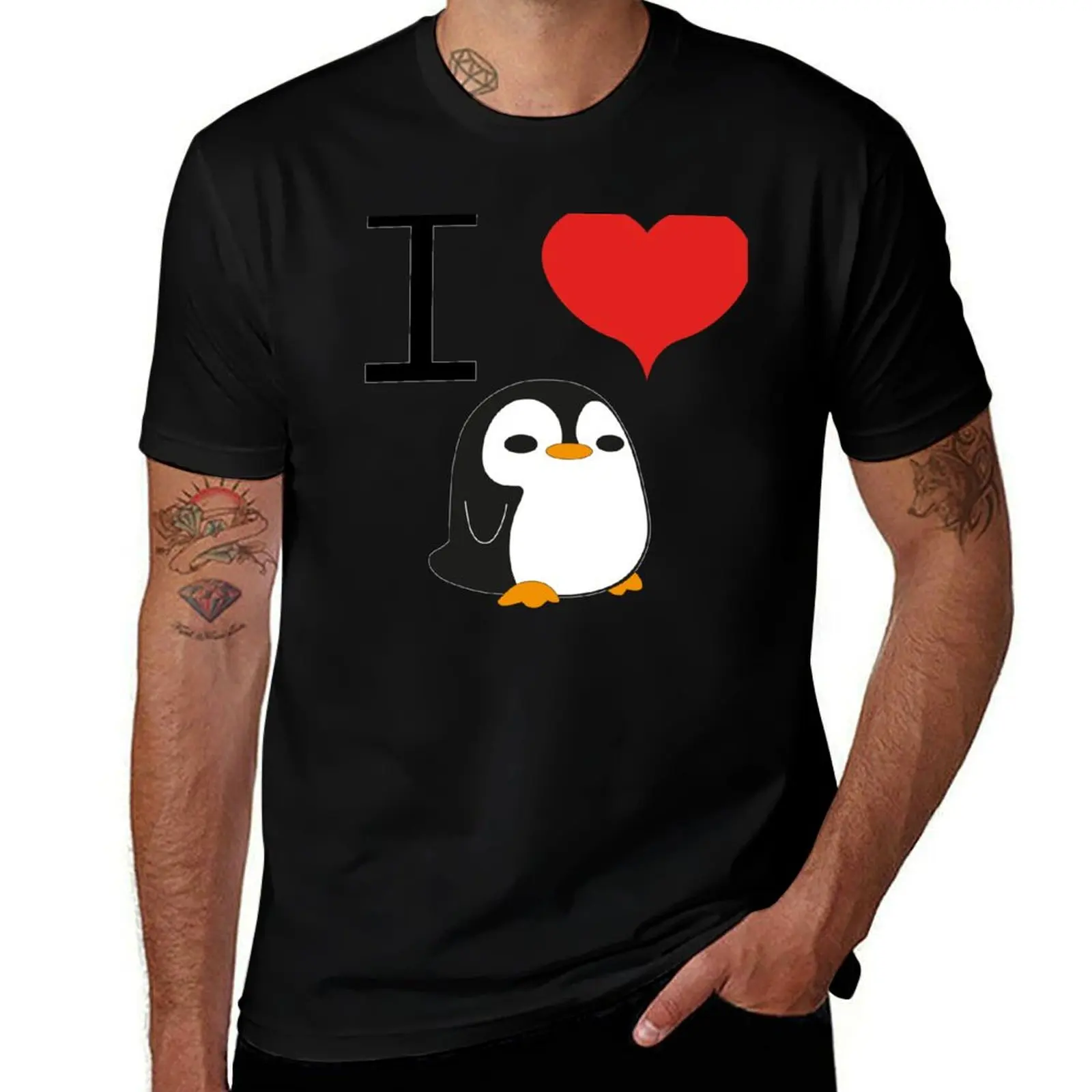 

cotton T-Shirt Love man T-Shirt t for t man shirts t man percent shirt for 100 shirt designer Penguins I men
