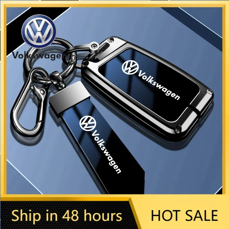

2026 Hot For VW VOLKSWAGEN VW Car Metal Remote Key Case Cover For Volkswagen Tiguan MK2 Magotan Passat B8 CC For Shell Fob key c