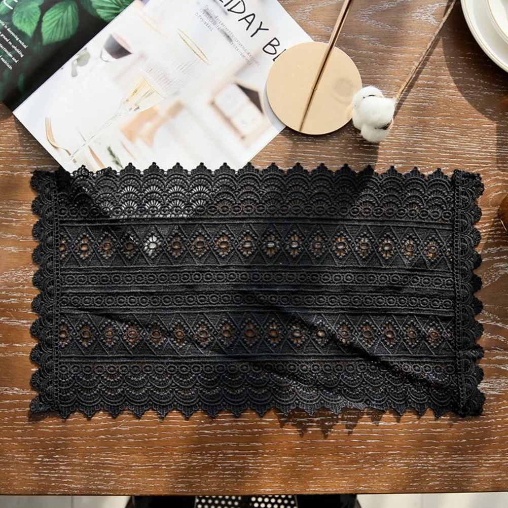 

2Pcs Table Mat Rural Style Fine Workmanship Decorative Placemat Wedding Party Holiday Table Decor Western Food