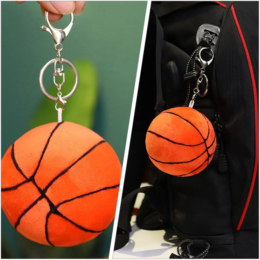 Basketball Keychain Rings Keychains for Boys Sports Gifts Bag Pp Cotton Party Favors Kids Child Charm Backpack