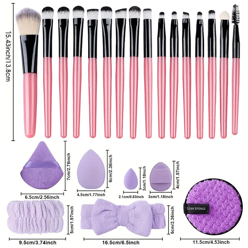Makeup Brush Set 20Pcs Kit Soft Fluffy Eye Shadow Brushes Cosmetic Foundation Powder Highlighter Blending Beauty Tool Beginners image 6
