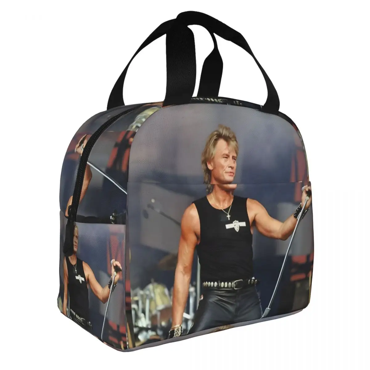 Zipper Closure Girl Kid Johnny Hallyday Picnic Storage Accessories Johnny Hallyday So Hot Office Lunch Food Box