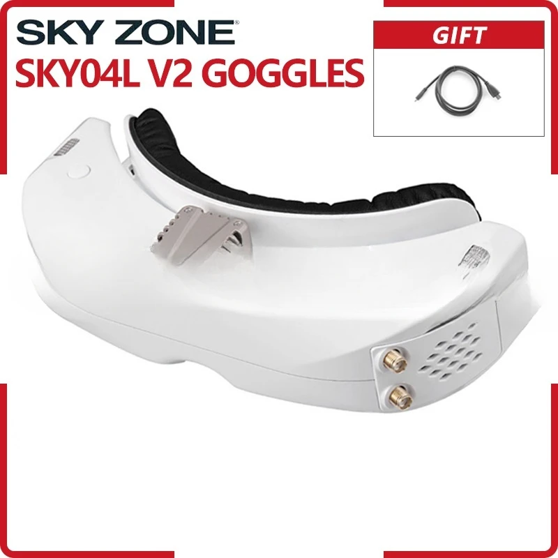 SKYZONE SKY04L V2 04L 04X FPV Goggles 1280×960 5.8G 48CH Steadyview Receiver Build In Heaideo Glasses RC Racing Dr one