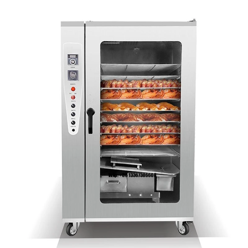 

Automatic Gas Power Smoker Machine for Meat Fish & Chicken 220V for Home Use & Restaurant Condition New