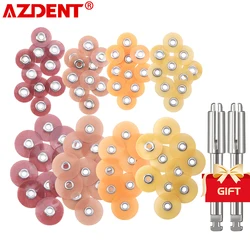 AZDENT-Discos de acabado y pulido Dental, 50 piezas, compuestos de Cerámica y Vidrio, restauraciones de iómero, 135 ℃, Autoclavable