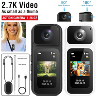 2.7K 1080P HD Mini Body Camera WiFi Sports DV Video Recorder Small Cam Magnetic Outdoor Thumb Action Camera Compact Camcorder
