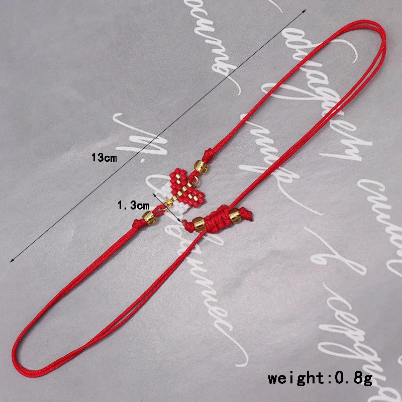 New cute pastoral miyuki bracelet Pomessian style sweet butterfly versatile glass rice bead bracelet