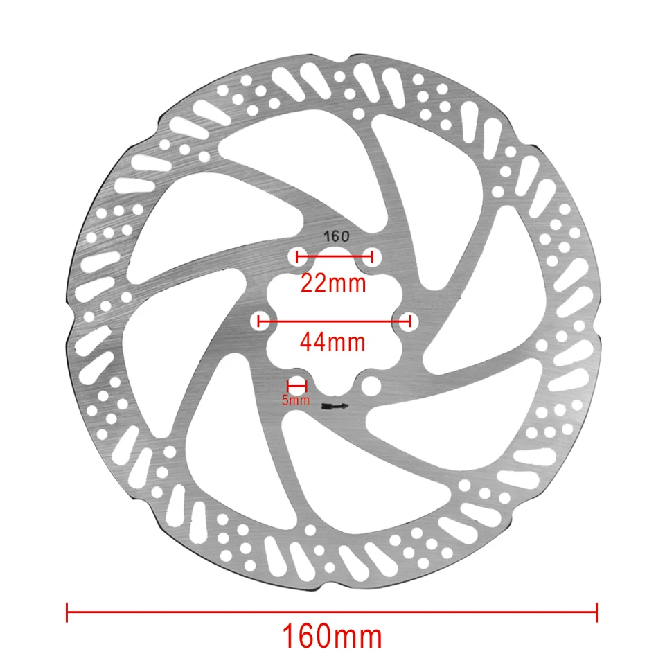 160mm ディスクブレーキ ステンレススチール S5f31e4c83fc94f7baca9a32e79399