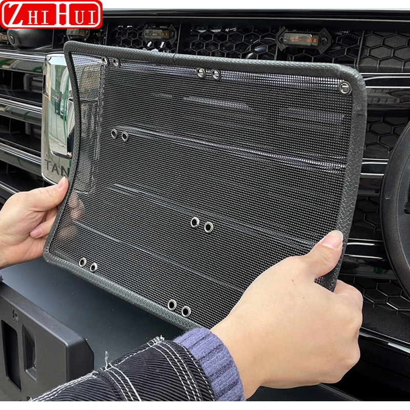 For Great Wall TANK 300 2021-2024 Car Styling Front Grille Insect Proof Net Radiator Condenser Protective Cover Auto Accessories