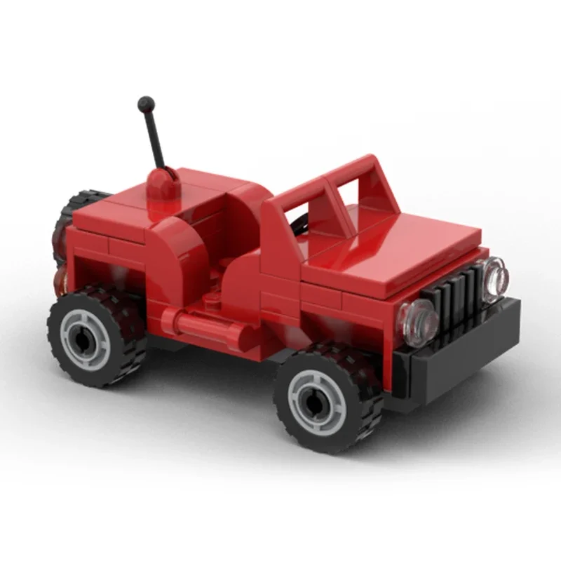 MOC-City Vehicle Model Building Blocks, atualizado Hill Climber, Tecnologia Automóvel, Tijolos Modulares, Brinquedos de Montagem DIY, Presentes de Natal