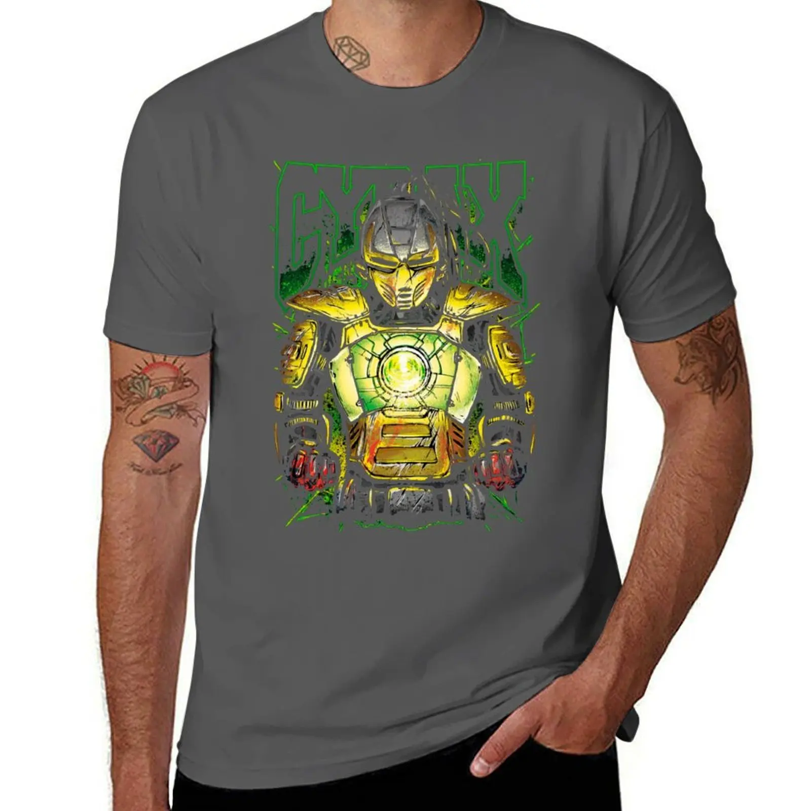 

Mortal Kombat Cyrax T-Shirt Comfortable Workout Short Sleeve Shirt