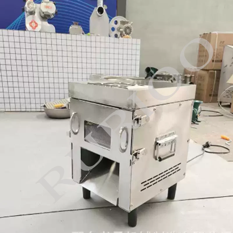 Stainless Steel Commercial Meat Slicer High-Power Multi-Function Automatic Slicing Shredding Dicing And Meat Cutting