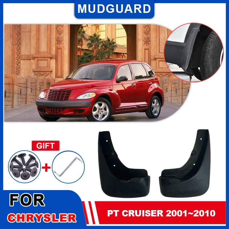 2Pcs For Chrysler PT Cruiser 2001~2010 Mudguards Mudflaps Fender Rear Mud Flap Splash Front Auto Parts Guards Cover Accessories