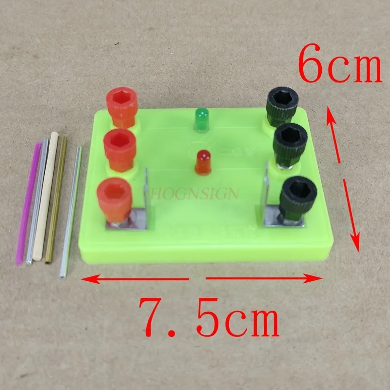 Object conductivity experiment junior high school physics and electricity experimental equipment full set of accessories for