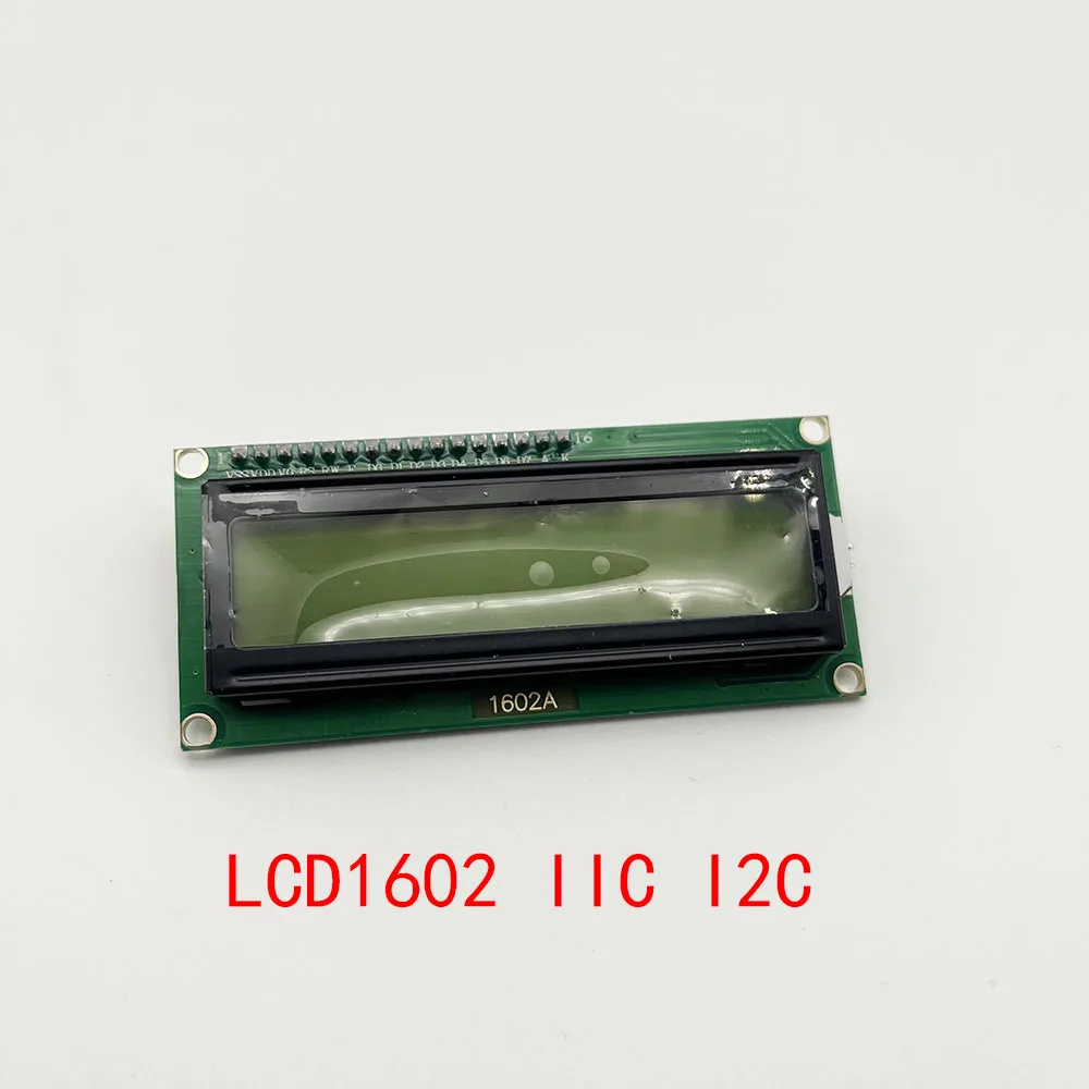 

LCD1602 Blue Screen Green Screen Module 16x2 Character LCD Display IIC I2C Interface 5V for Arduino