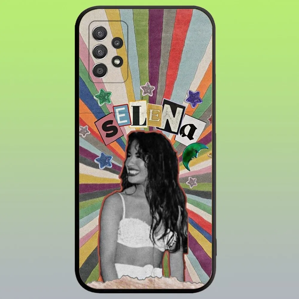 Selena Quintanilla Singer Phone Case For Samsung Galaxy A20,A21s,A22,A31,A32,A52,A53,A72,73,A80,A91 Soft Black Cover