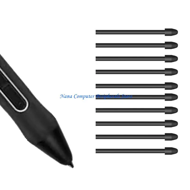 

F68C Creative Tablets Pen Tip PW517 Screen Pen Nibs Secure Clip Long use For KD200