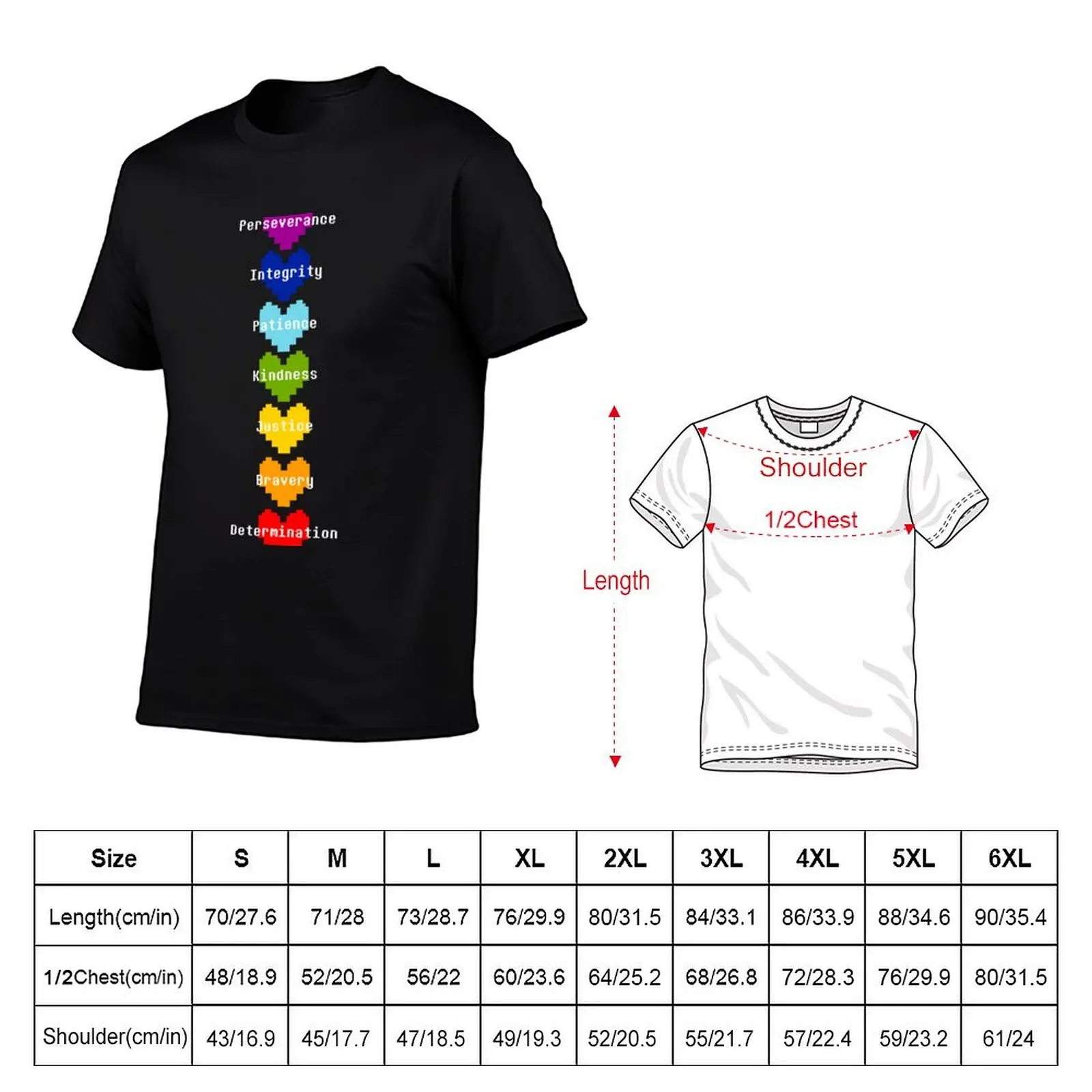 Undertale Human Souls T-Shirt for a boy oversizeds oversized graphic tee shirts graphic tees mens plain t shirts