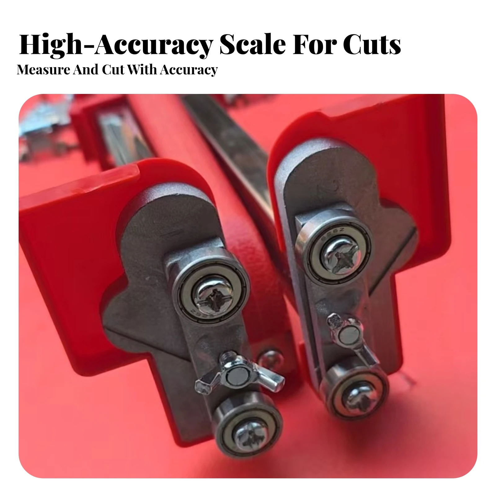 Track Pusher Cutter 23-Wheel Roller Foldable Drywall Cutting Tool
