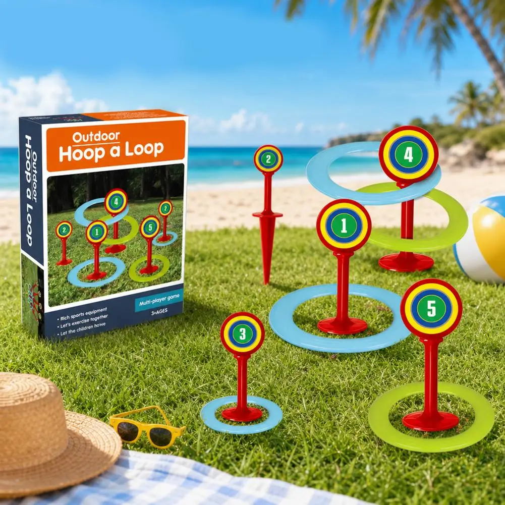 Kids Plastic Ring Toss Game Se - Kids Outdoor Yard Toys recension och pris