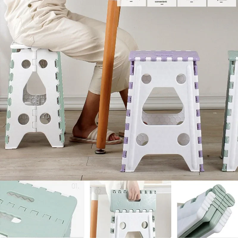 Vanity Plastic Shower Stool Folding Fishing Designer Pedicure Shower Seat Kitchen Nordic Shoe Meubles Salle De Bain Furniture