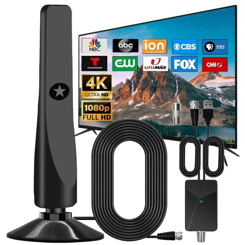 

Indoor Terrestrial Digital TV Antenna HDTV-T 2026 Cross-Border Supply Vertical Antenna for Europe And America