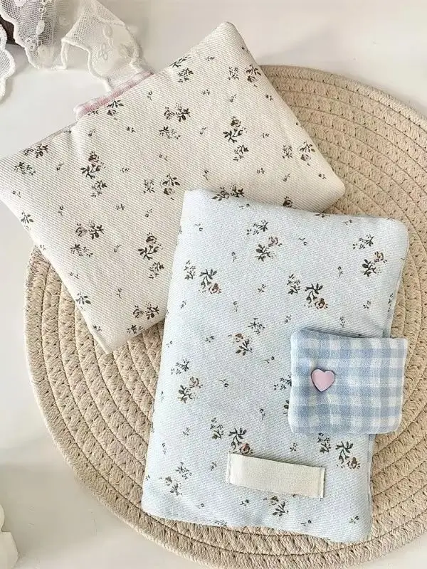 New Floral Patterns Notebook Cover Multipurpose Detachable Book Journal Cover Mini Pocket Handbook Case