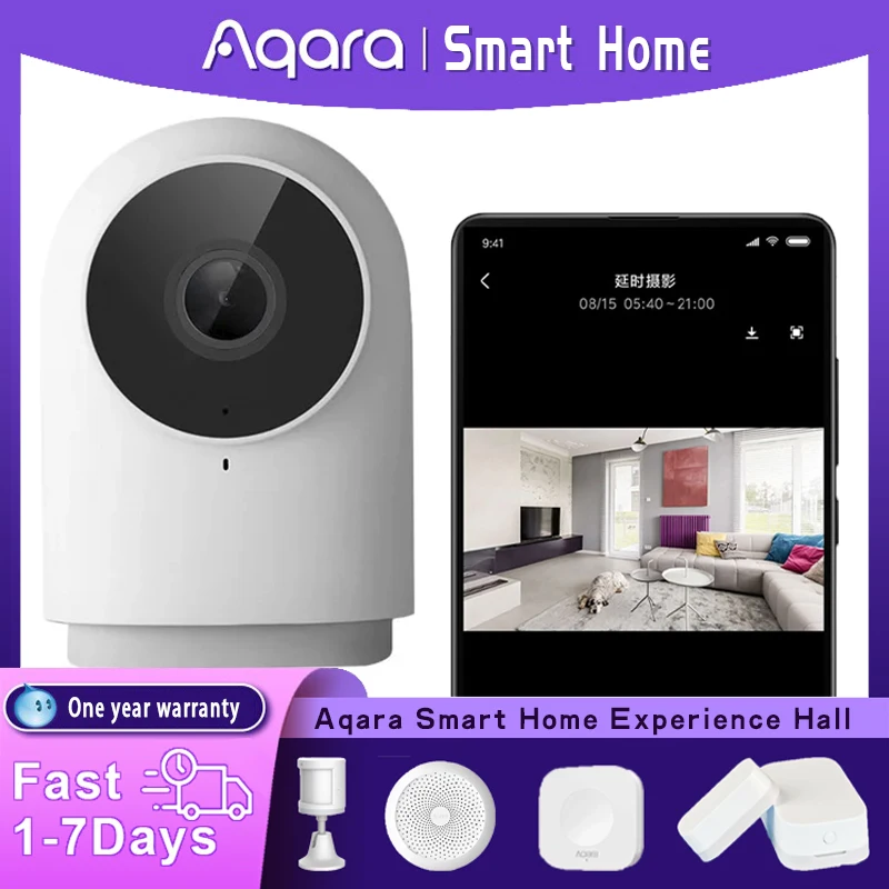 

Aqara G2H камера 1080P HD ночного видения мобильная для Apple HomeKit APP мониторинг G2H Zigbee 3,0 для Xiaomi Mijia Mihome умный дом