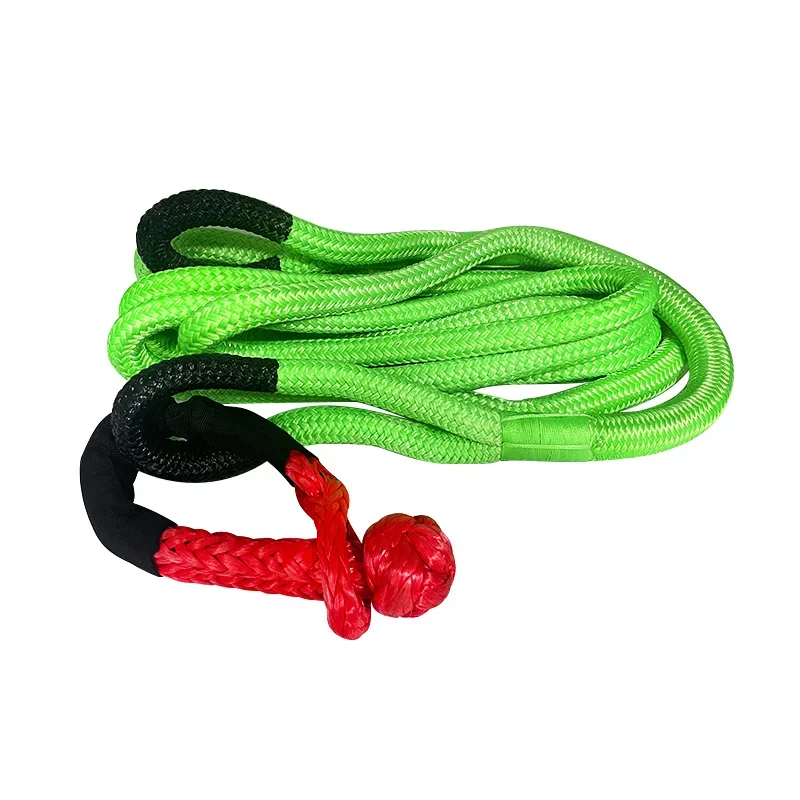 high quality car tow rope emergency kinetic recovery rope for vehicle towing tools