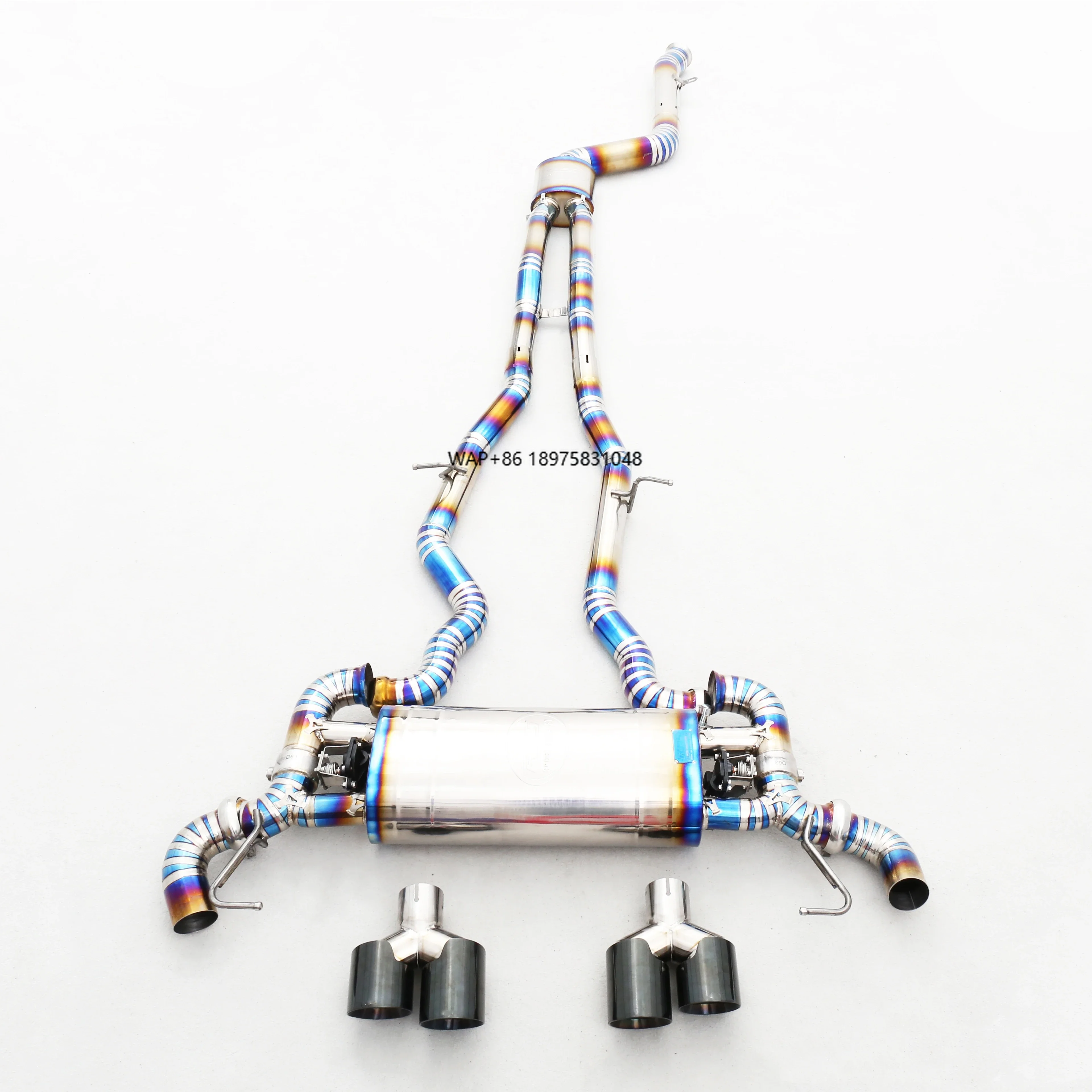 Factory Customizable 304 Stainless Steel/Titanium Valved Exhaust System X3 M40i G01/X4 M40i G02 3.0T B58 Exhaust Pipes